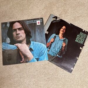 2 James Taylor Albums - Sweet Baby James & Mud Slide Slim